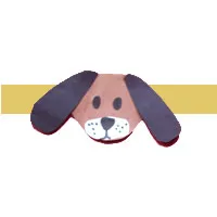 Hunde-Stirnband